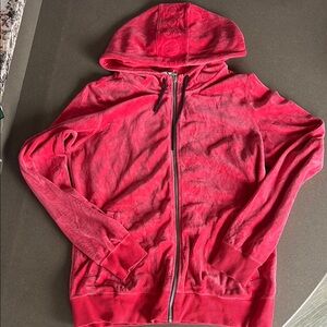 Adidas coral Zip-Up Hoodie